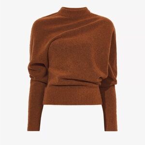 Proenza Schouler Rich Brown Crew Neck Sweater